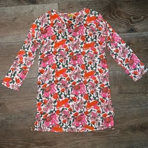 Roller Rabbit Kurta Size: XS (pink, orange, white, green, brown)